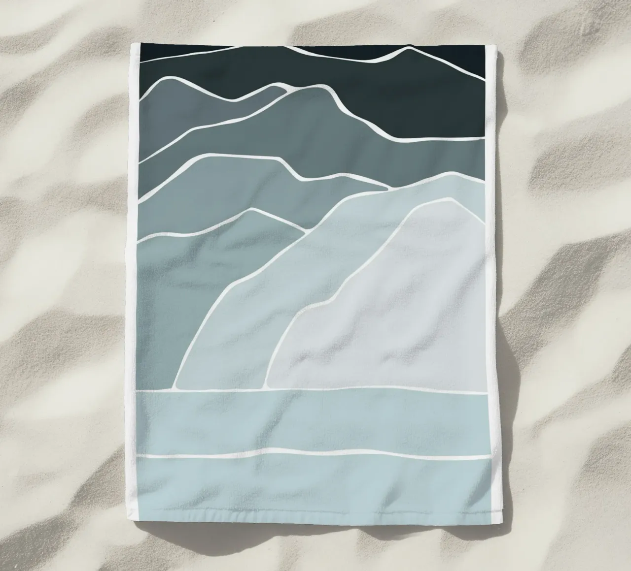 canvas wave telo mare da pastel color shape