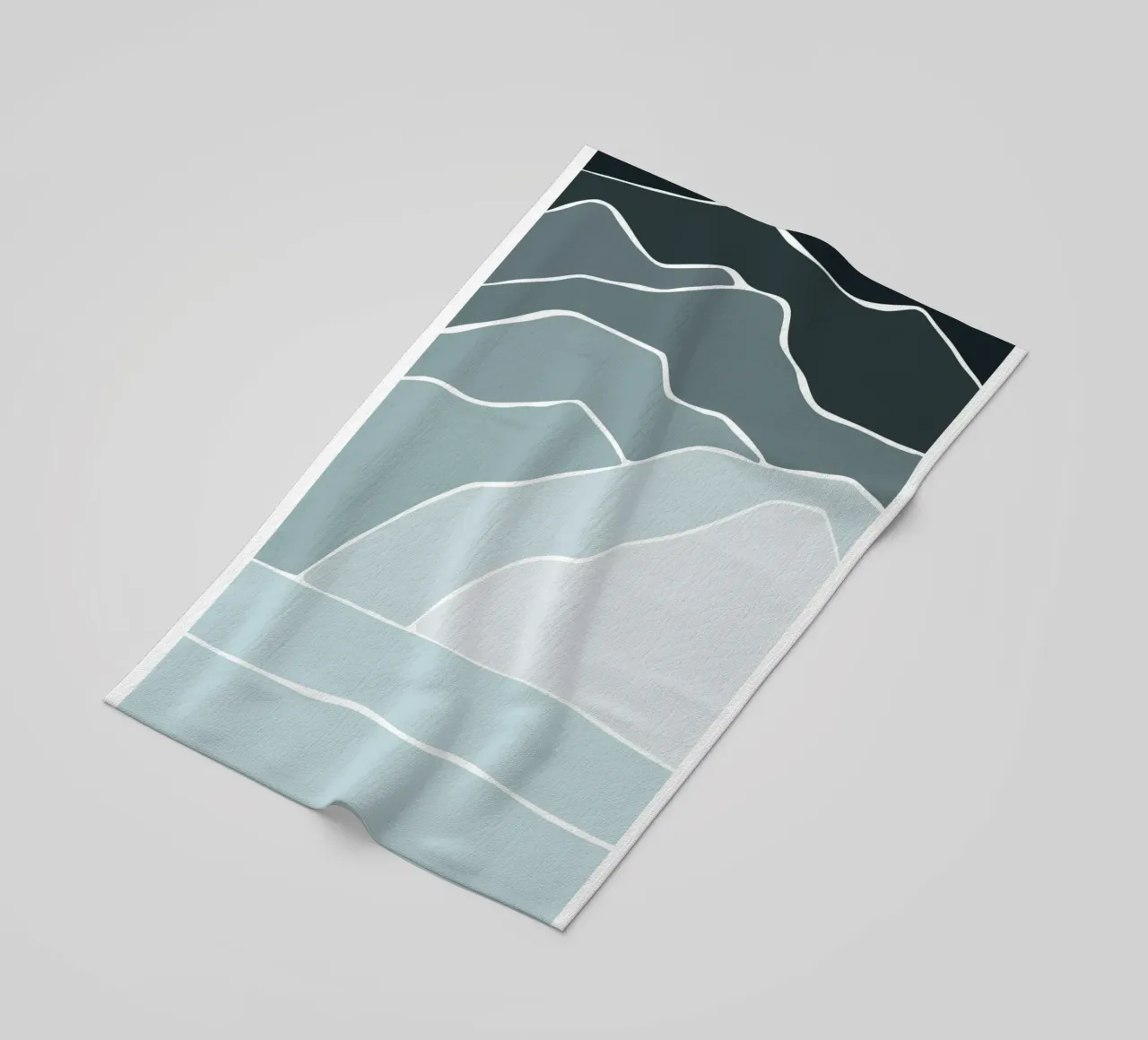 canvas wave telo mare da pastel color shape