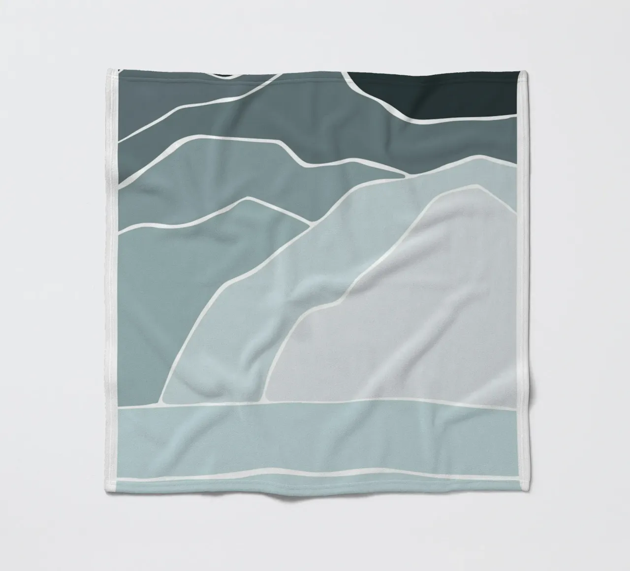 canvas wave coperta in pile da pastel color shape