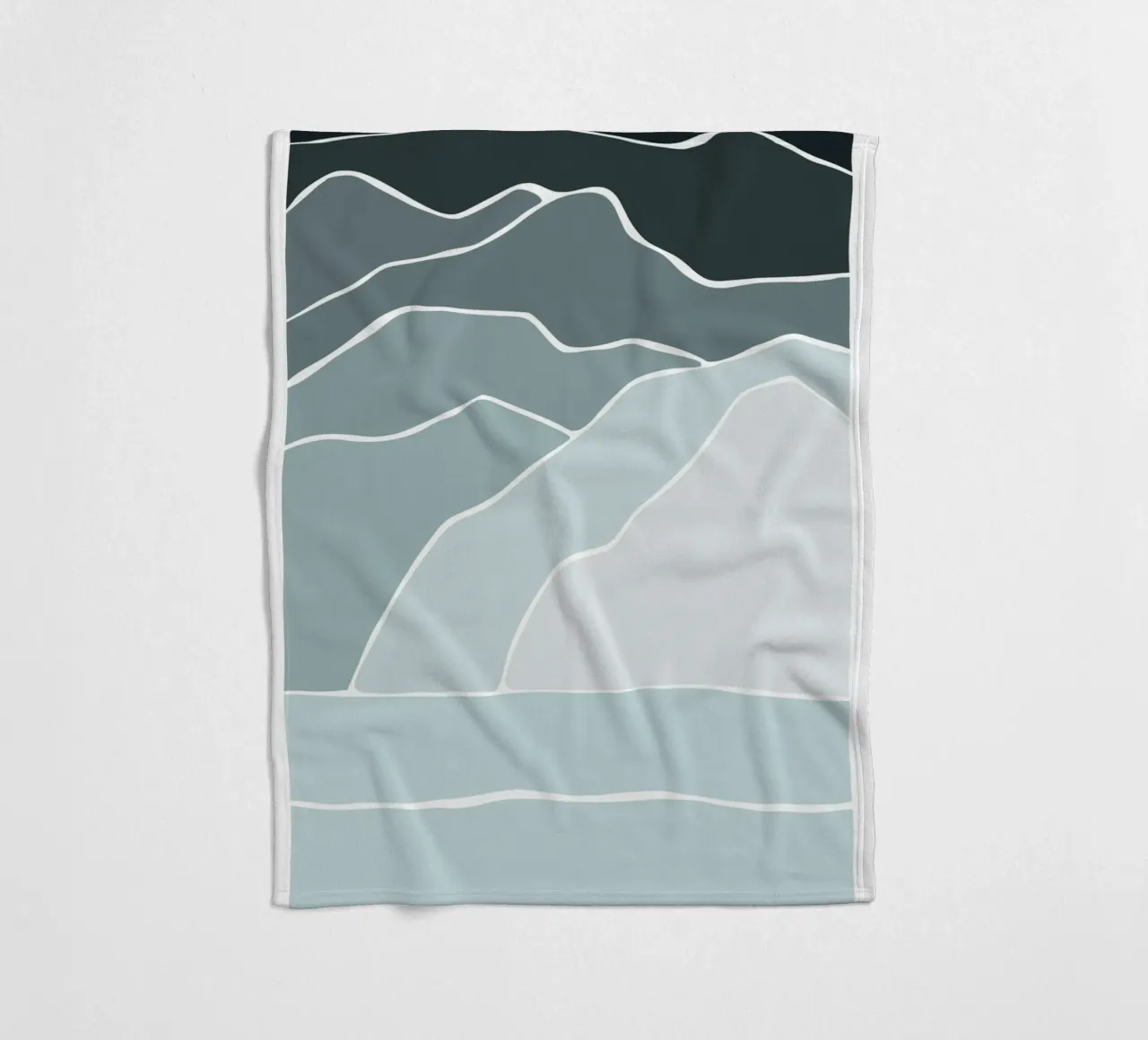 canvas wave coperta in pile da pastel color shape