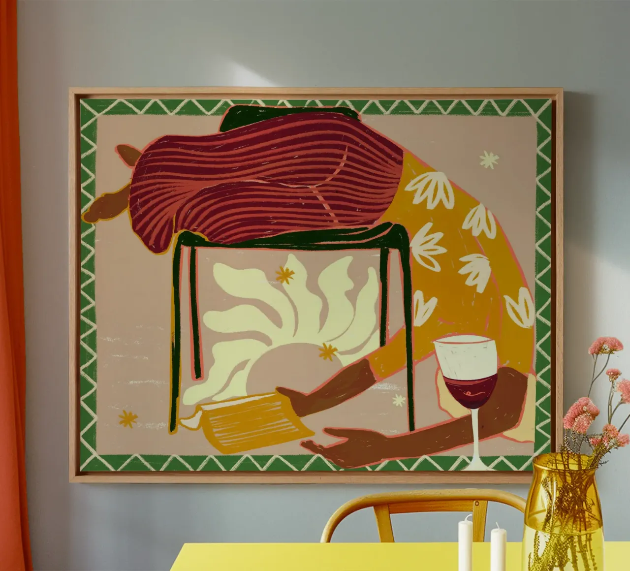 Is It Weekend Yet? canvas with Floater frame by 83oranges