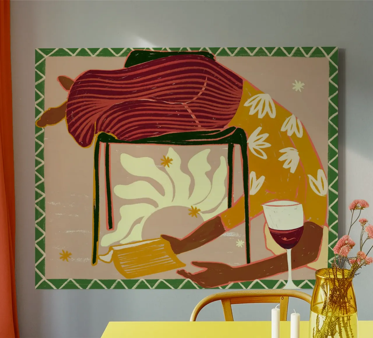 Is It Weekend Yet? canvas with Floater frame by 83oranges