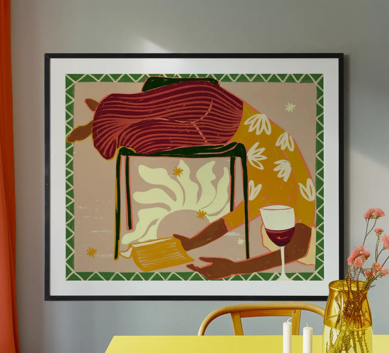 È già il fine settimana? poster con telaio in alluminio da 83oranges