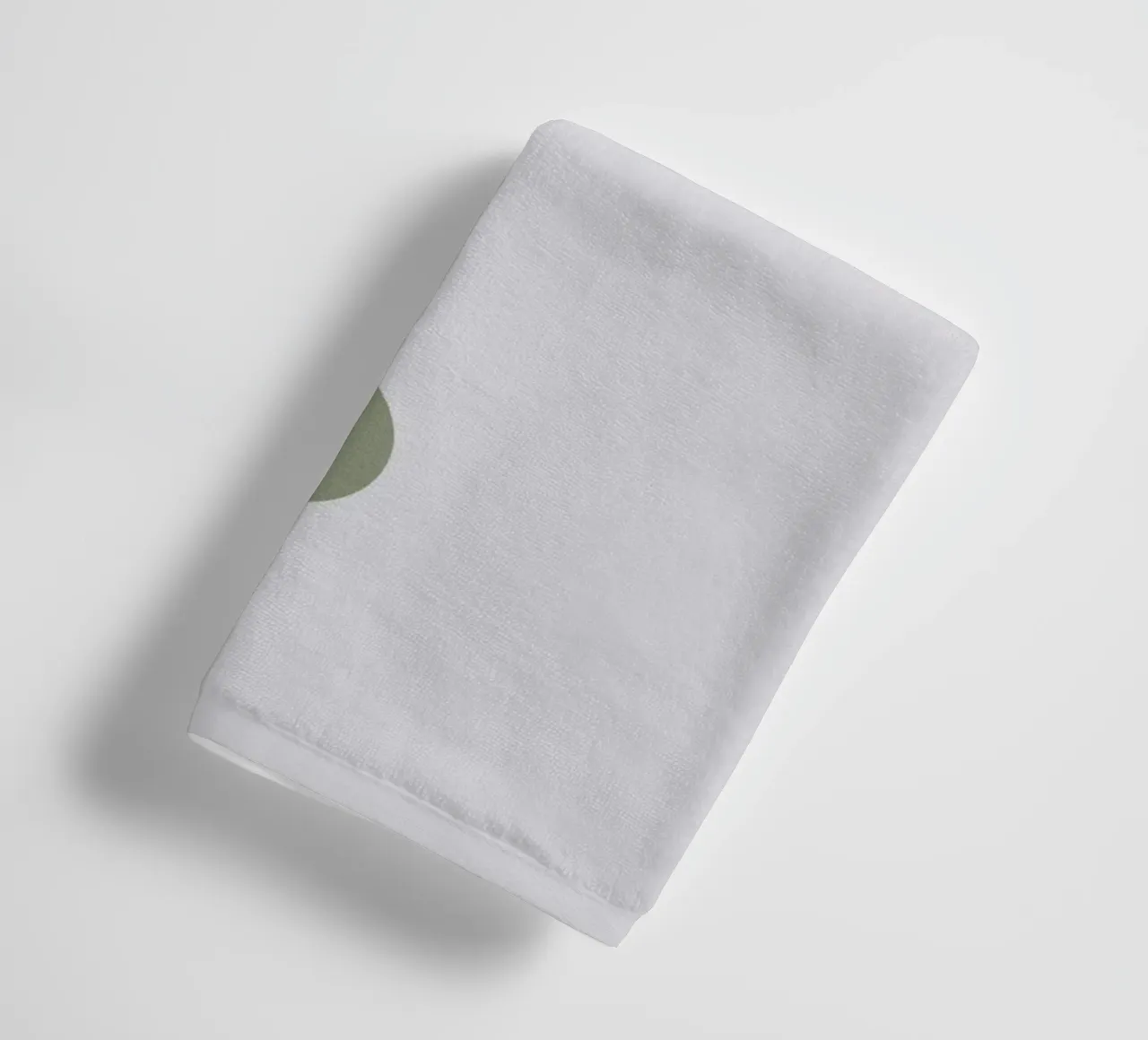 circle and leaf asciugamano da bagno da pastel color shape