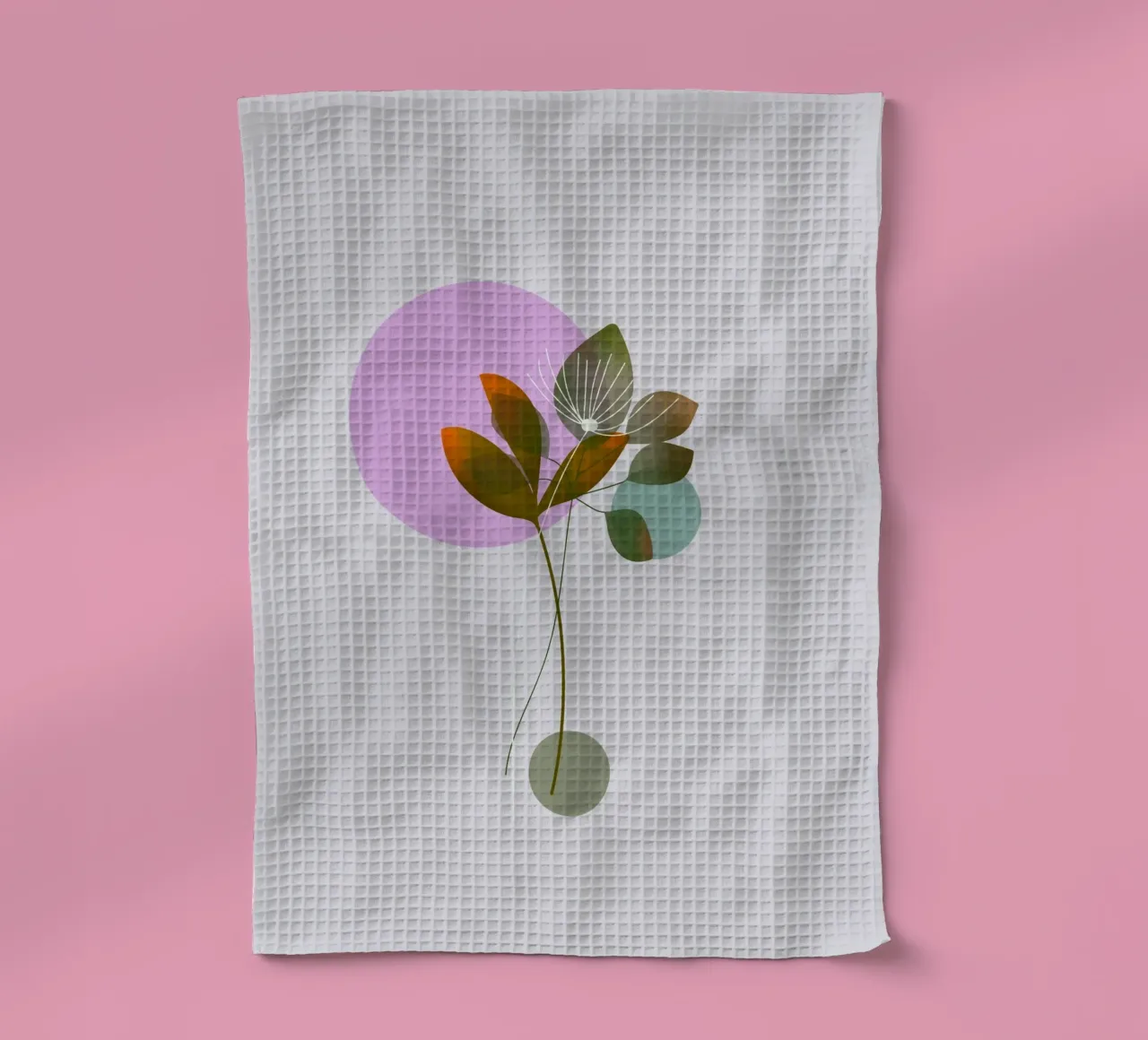 circle and leaf canovaccio da cucina da pastel color shape