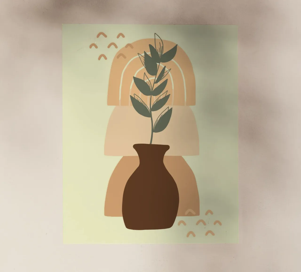 vase in shadow pellicola backlit da pastel color shape