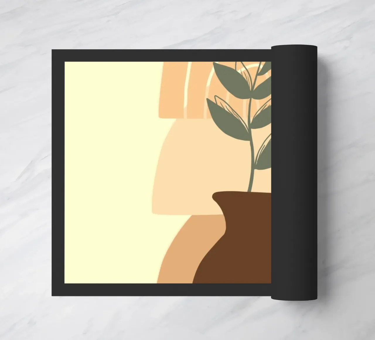 vase in shadow zerbino da pastel color shape