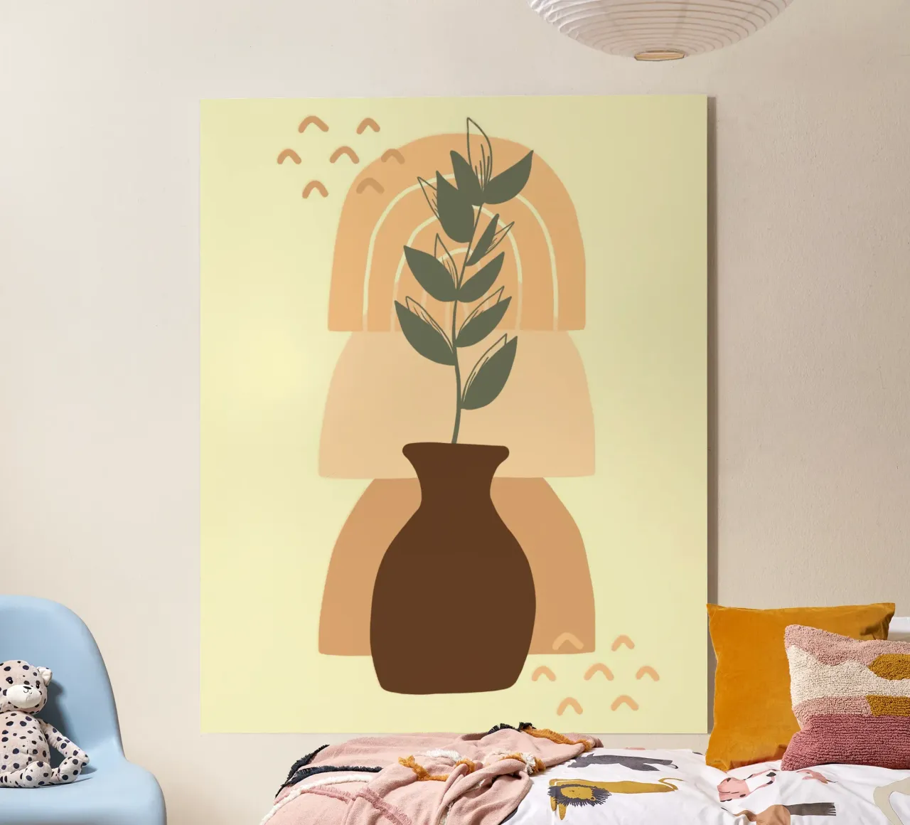 vase in shadow plexiglass da pastel color shape