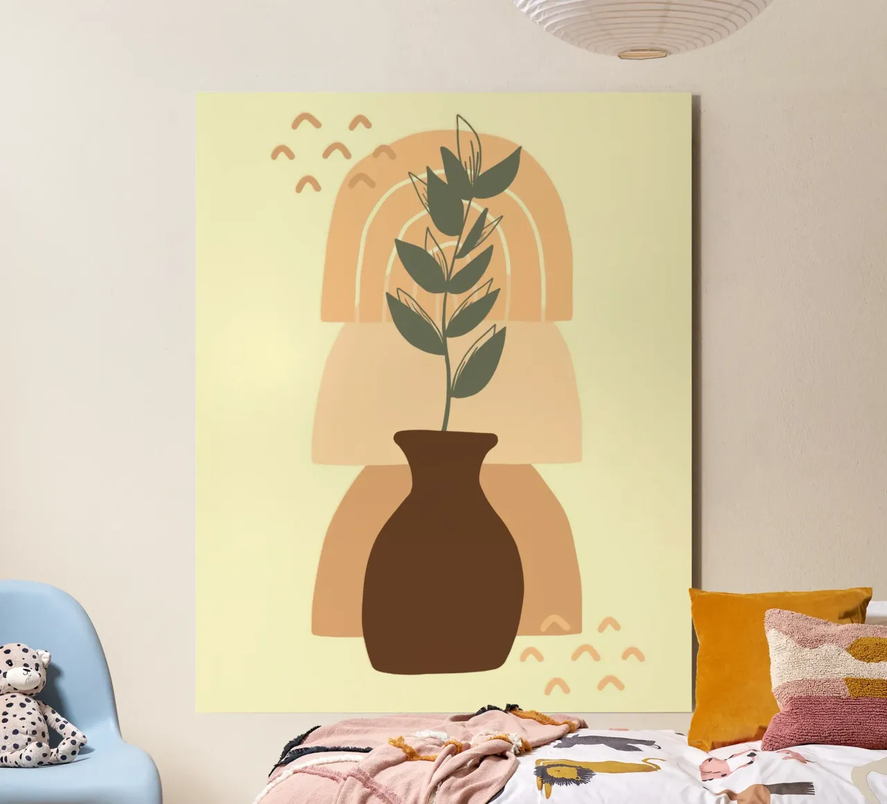 vase in shadow alluminio dibond da pastel color shape