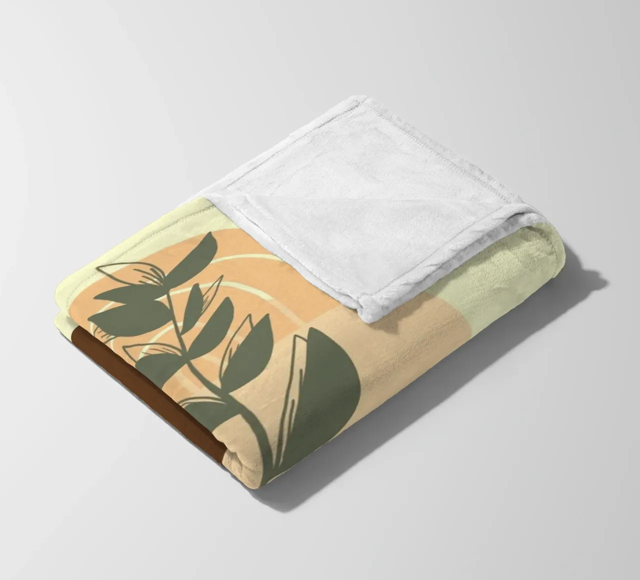 vase in shadow coperta in pile da pastel color shape