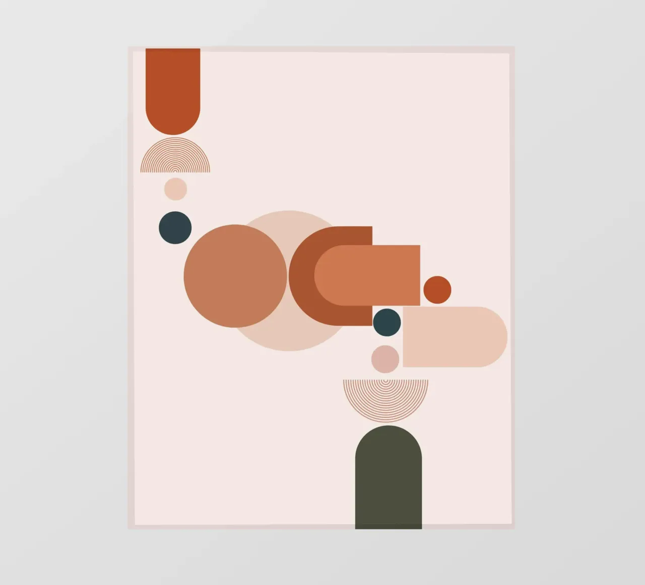 pastel random telo in pvc da pastel color shape