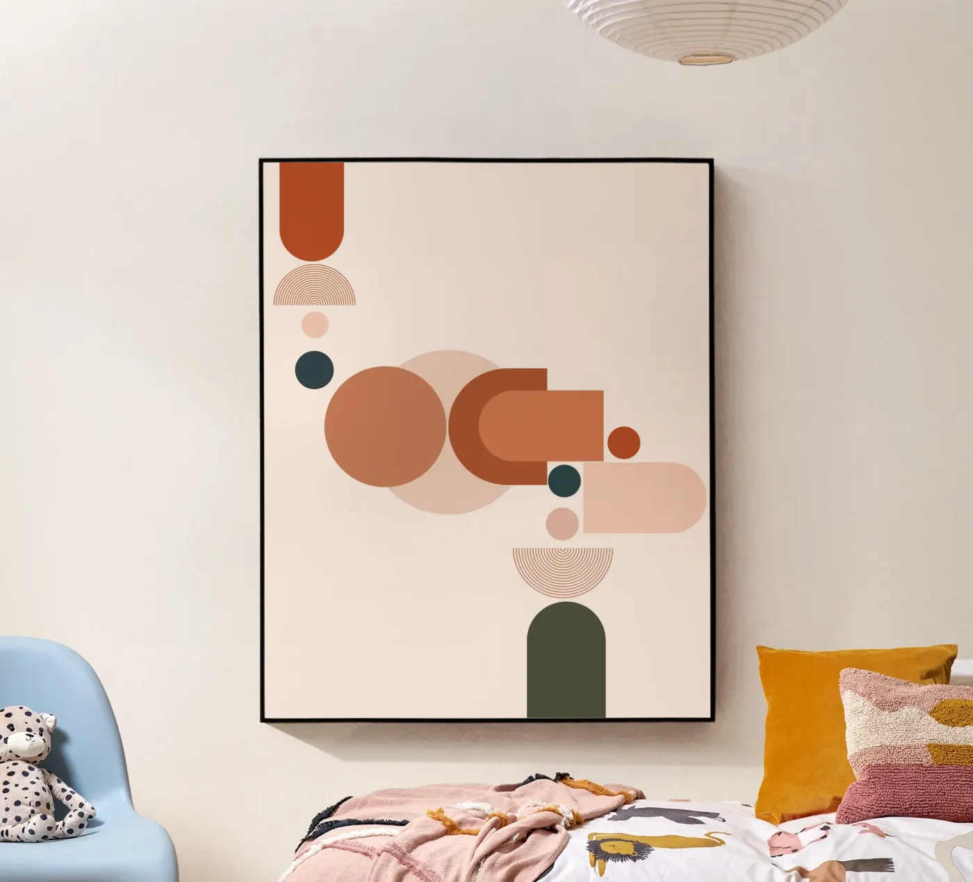 pastel random plexiglas de pastel color shape