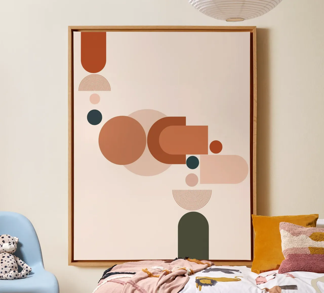pastel random tela con Cornice a cassetta da pastel color shape