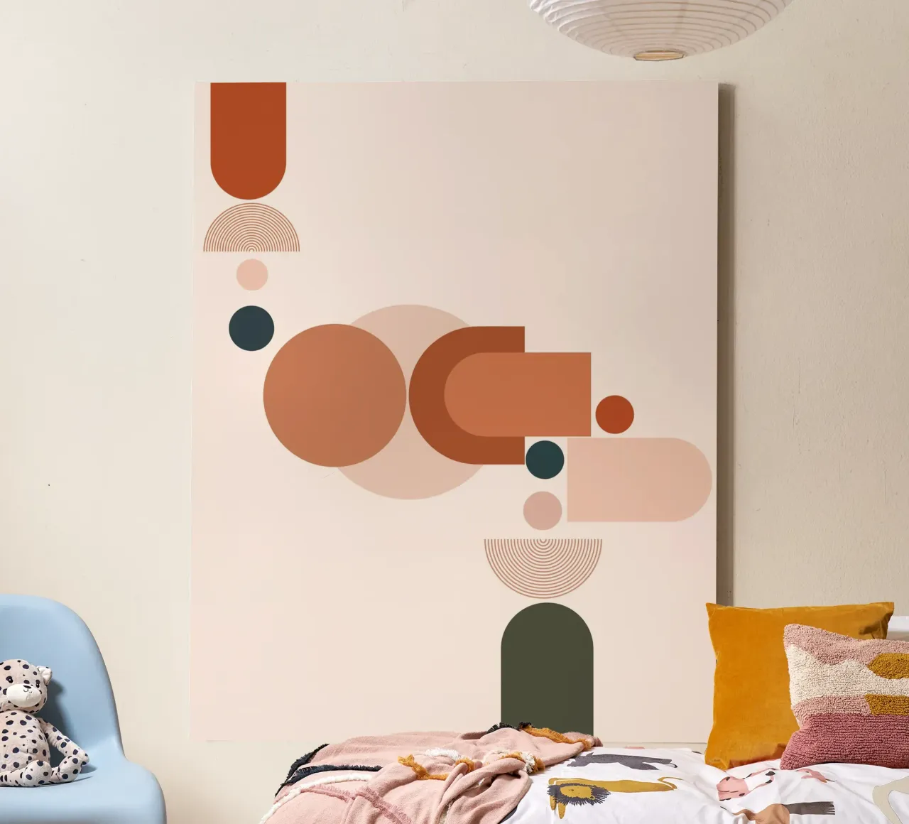 pastel random tela con Cornice a cassetta da pastel color shape