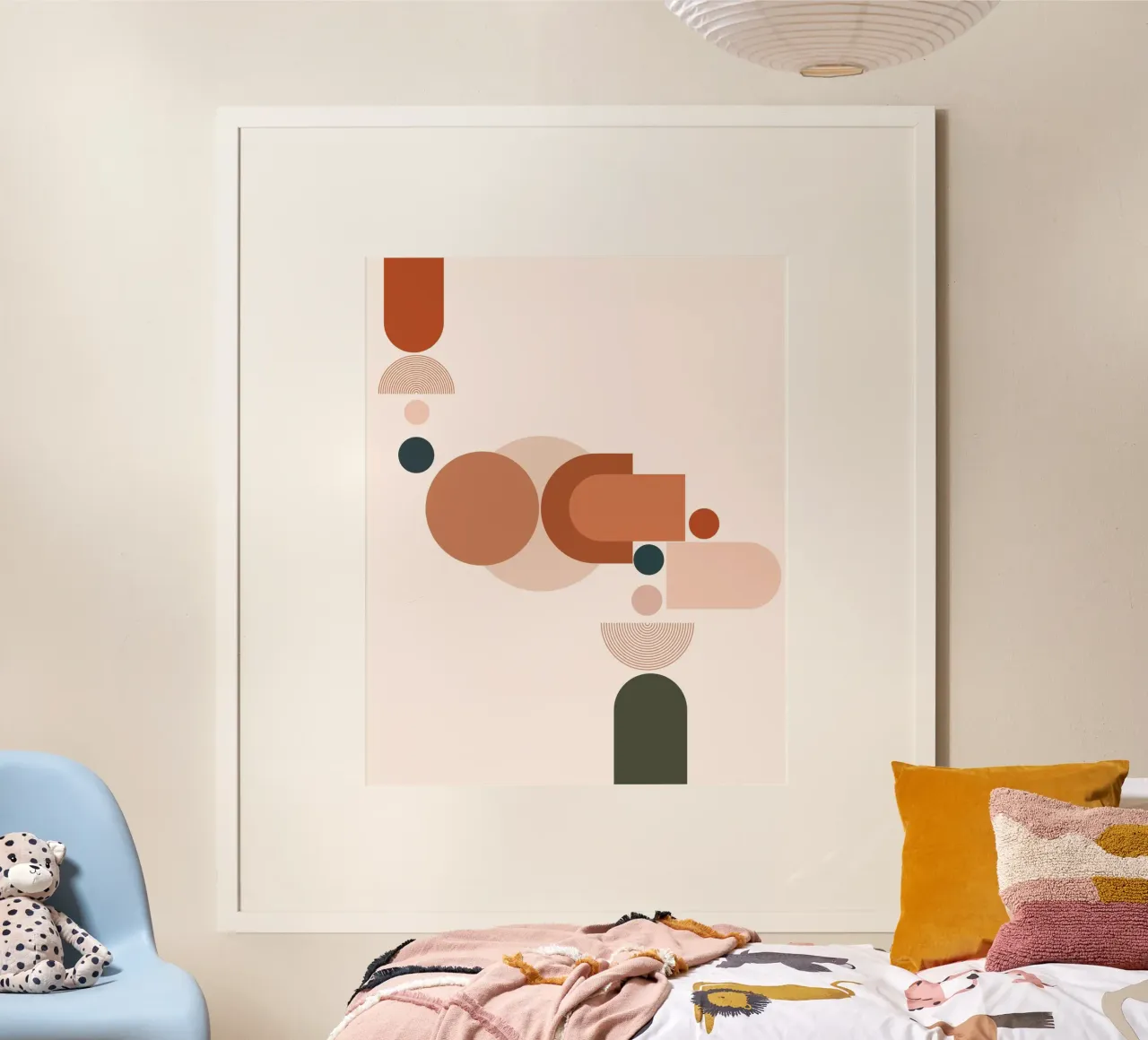 pastel random Poster von pastel color shape