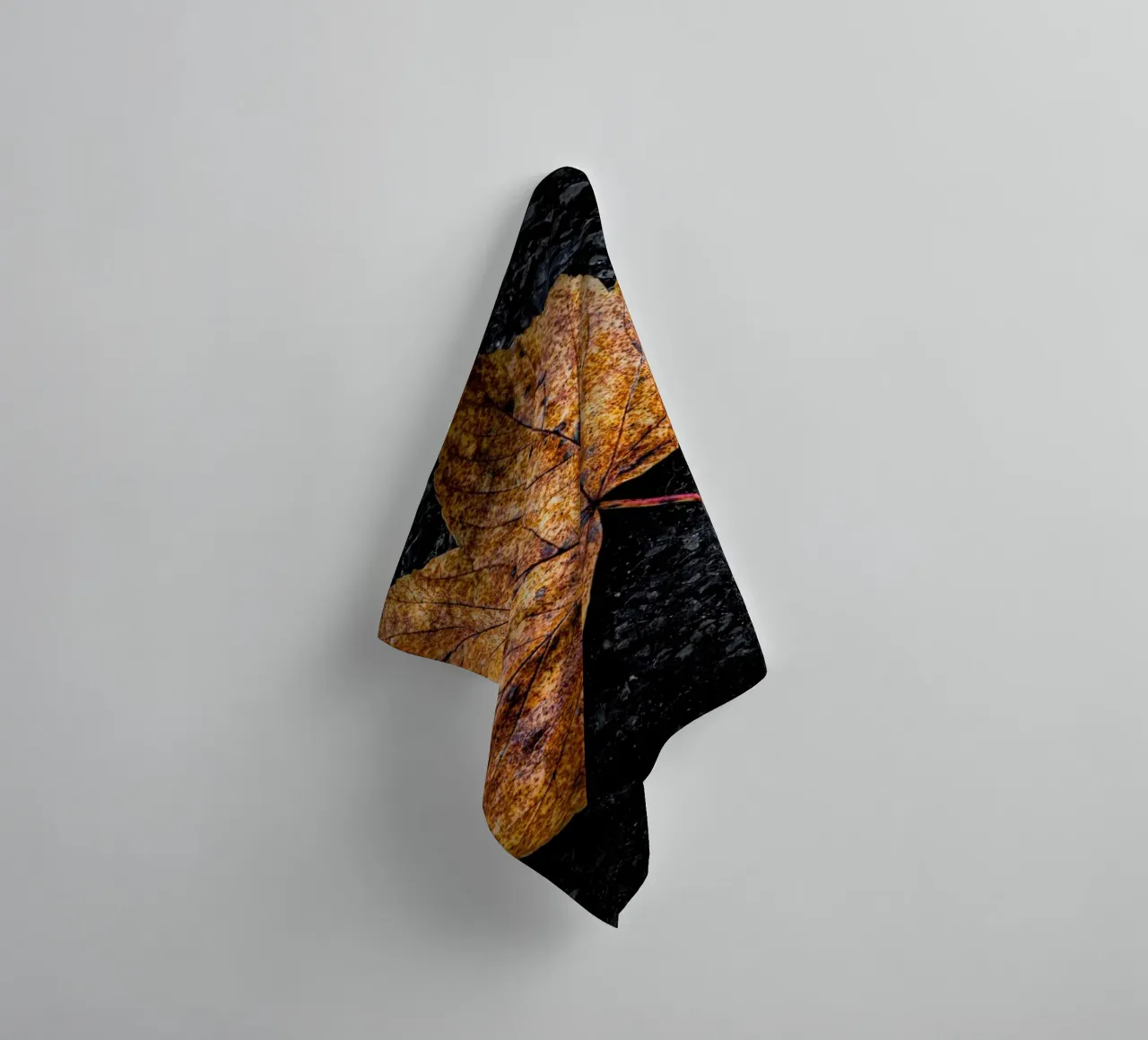 Feuille d'érable jaune serviette de bain de Marcus Beckert | Fotografie