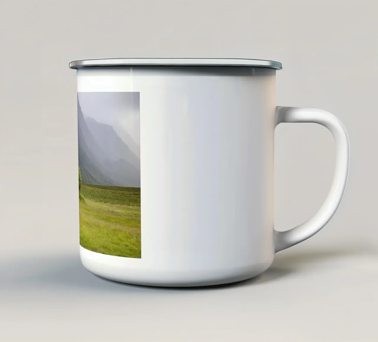 the illustration tazza in smalto da pastel color shape