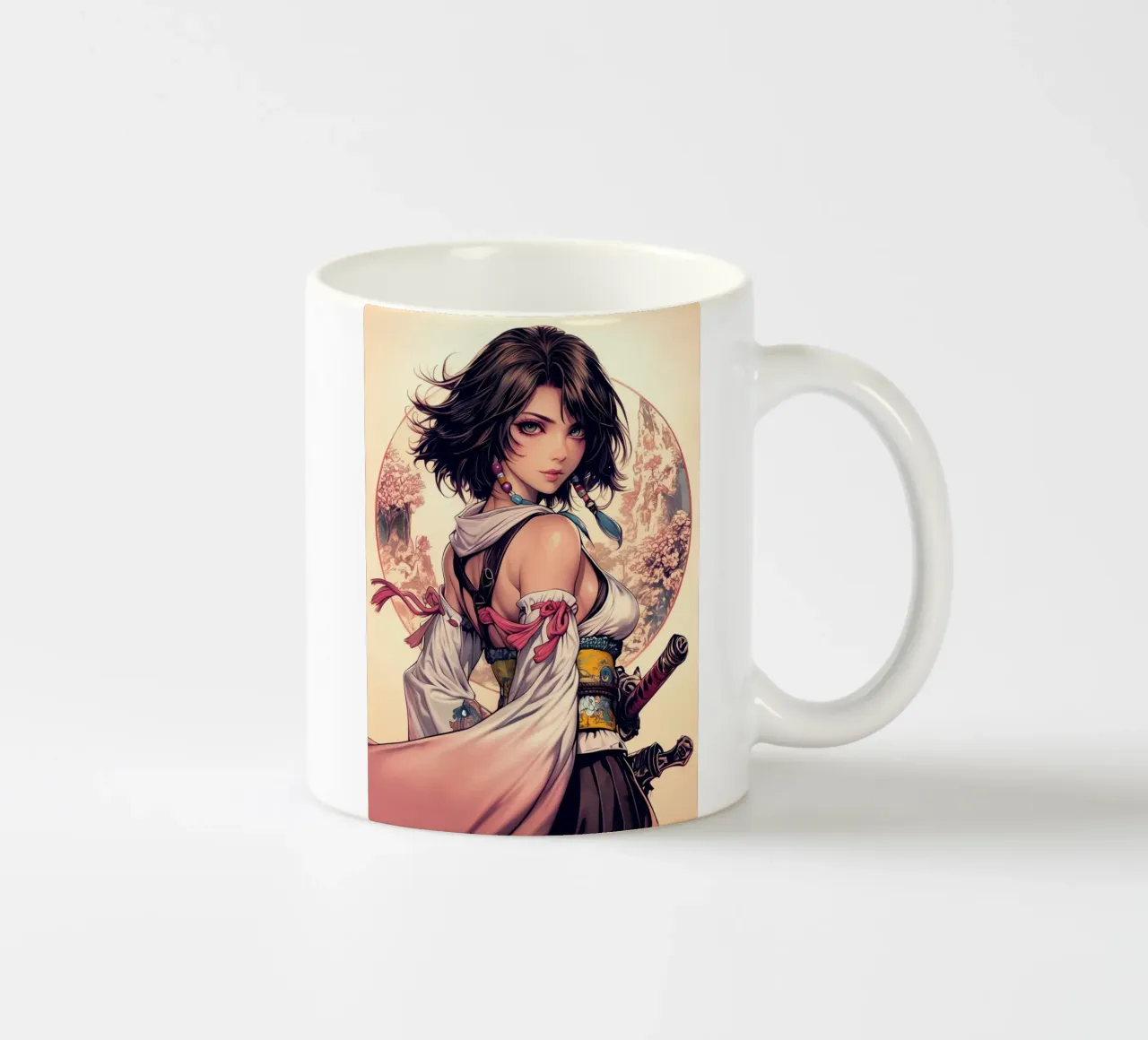 Yuna Final Fantasy X FFX tazza in ceramica da Fleur de Lys