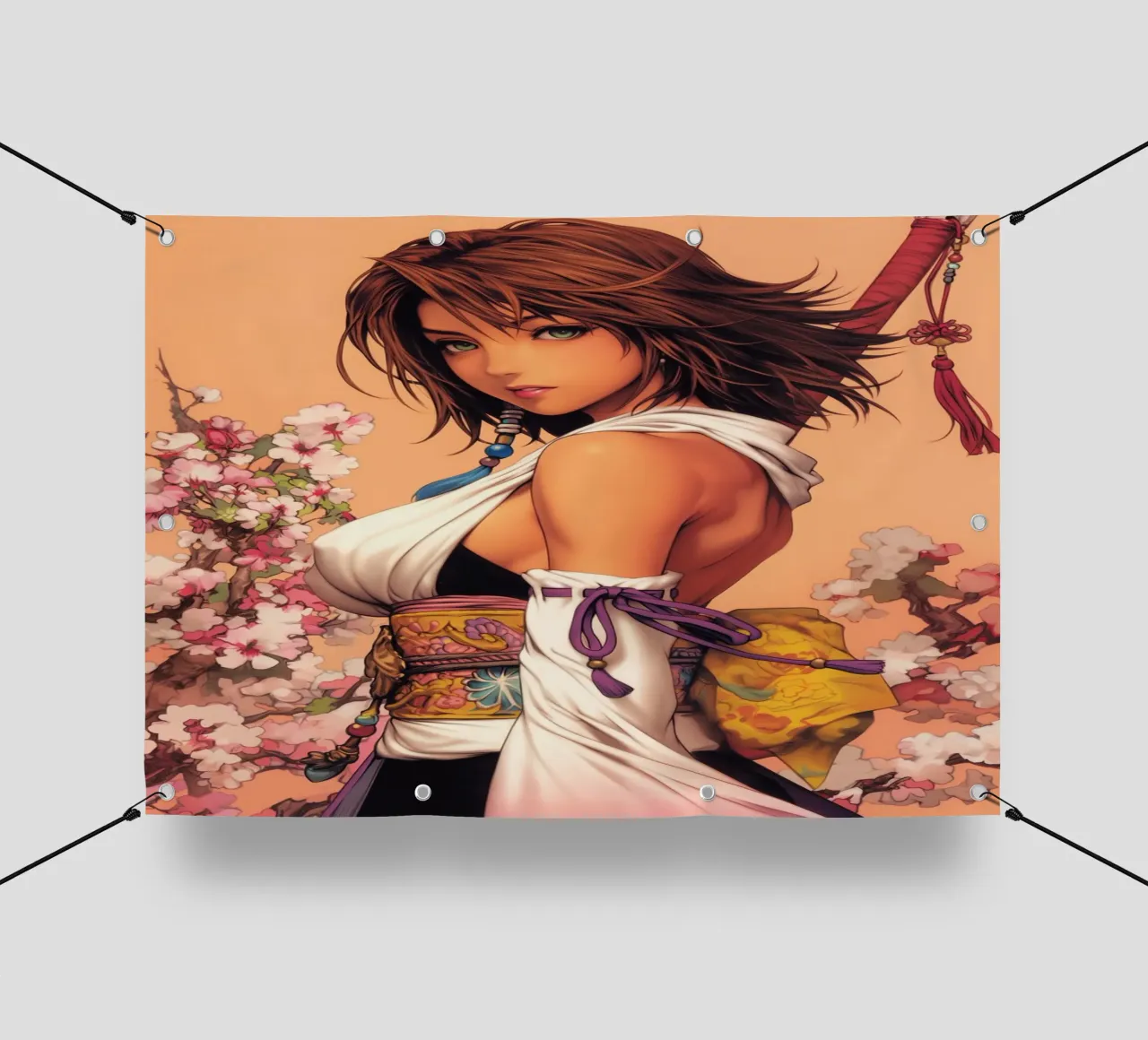 Yuna Final Fantasy X FFX telo in pvc da Fleur de Lys