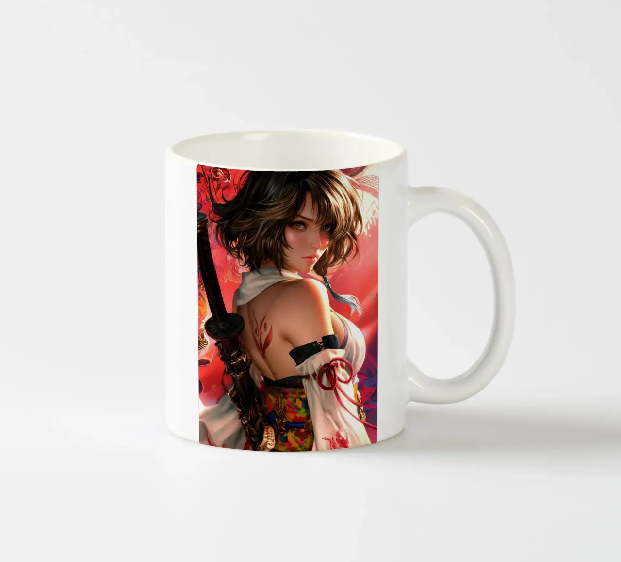 Yuna Final Fantasy X FFX tazza in ceramica da Fleur de Lys