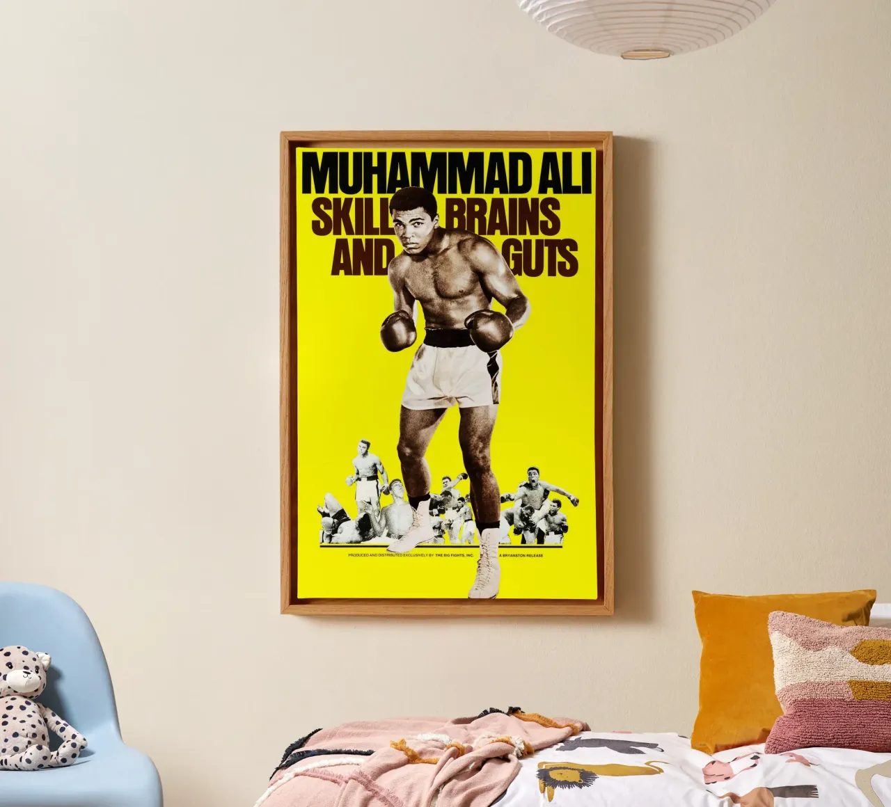 Legends of the Ring Muhammad Ali canvas with Floater frame by Brant Varner