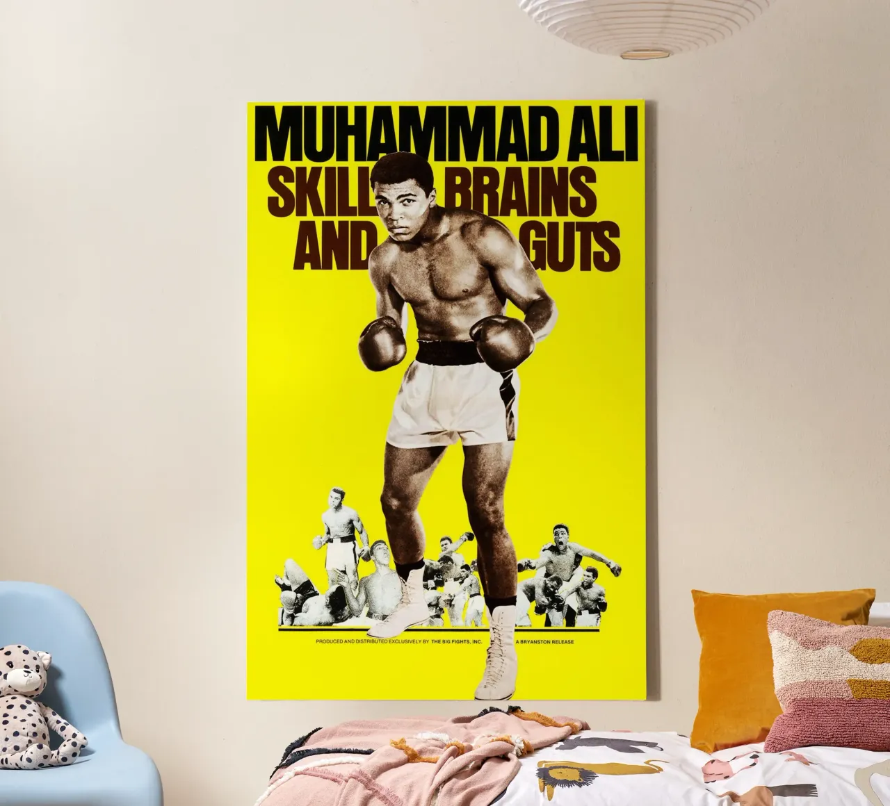 Legends of the Ring Muhammad Ali canvas with Floater frame by Brant Varner