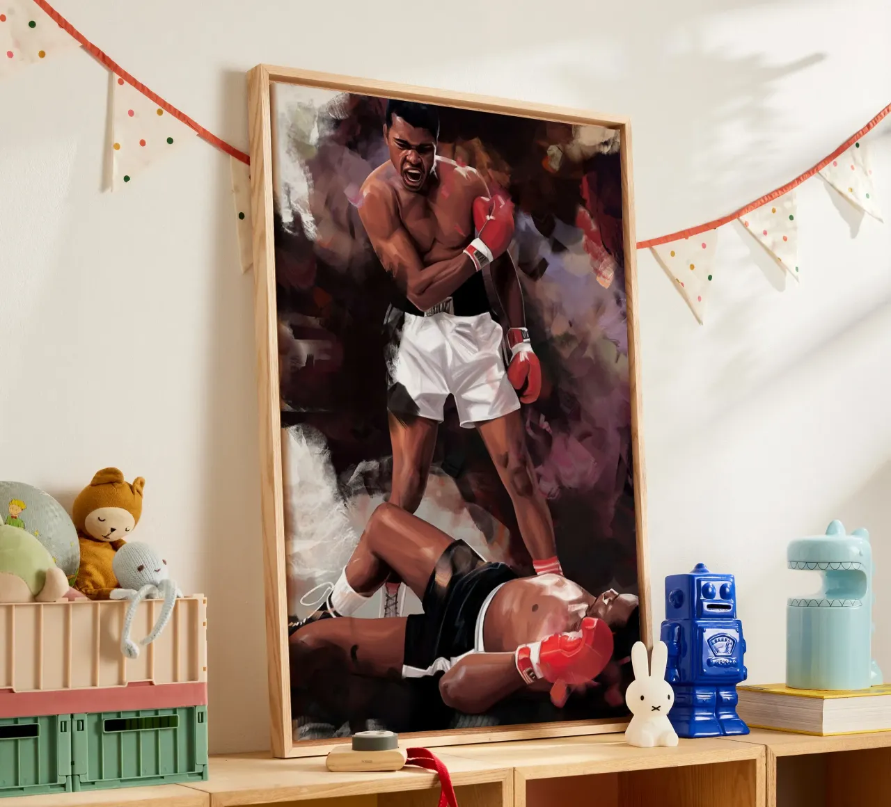 Muhammad Ali I tela con Cornice a cassetta da Brant Varner