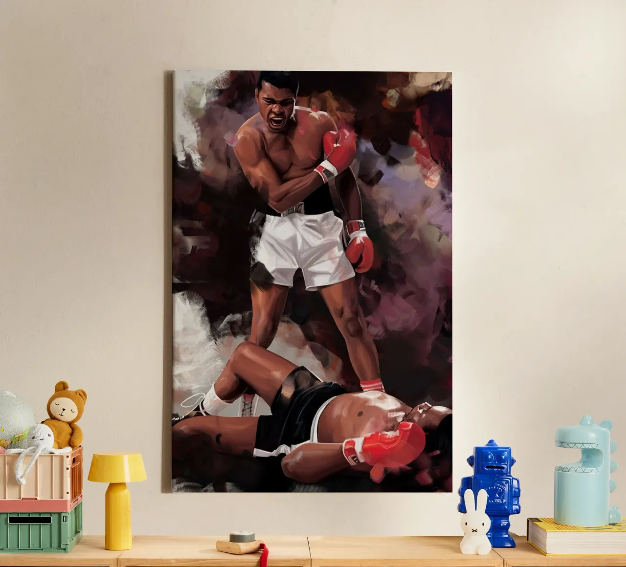 Muhammad Ali I tela con Cornice a cassetta da Brant Varner