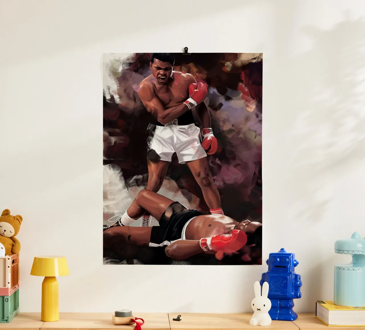 Muhammad Ali I poster con telaio in alluminio da Brant Varner