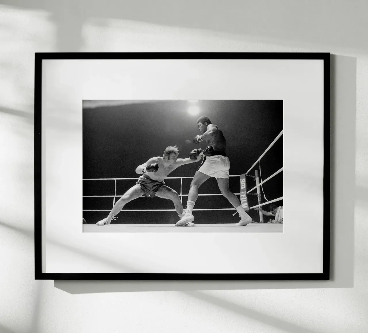 Muhammad Ali vs. Jürgen Blin, Zwitserland, 1971 poster van Brant Varner