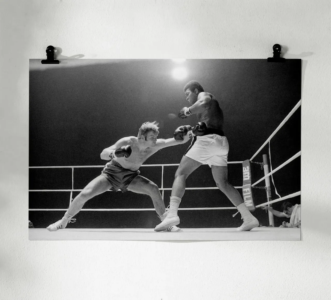 Muhammad Ali vs. Jürgen Blin, Zwitserland, 1971 poster van Brant Varner