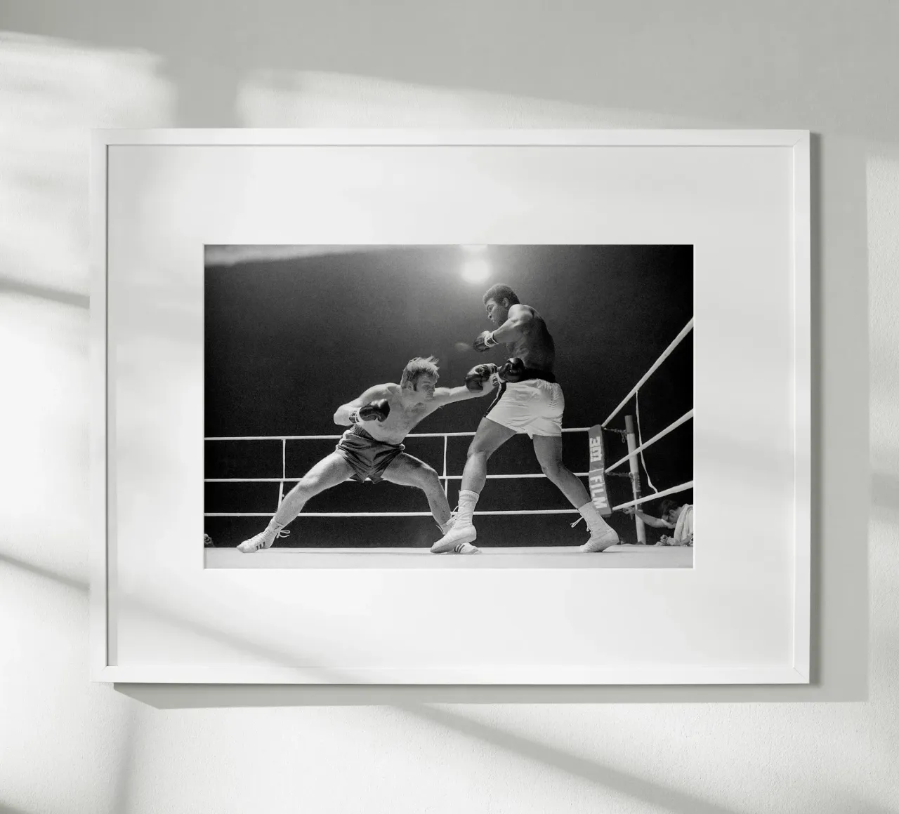 Muhammad Ali vs. Jürgen Blin, Zwitserland, 1971 poster van Brant Varner