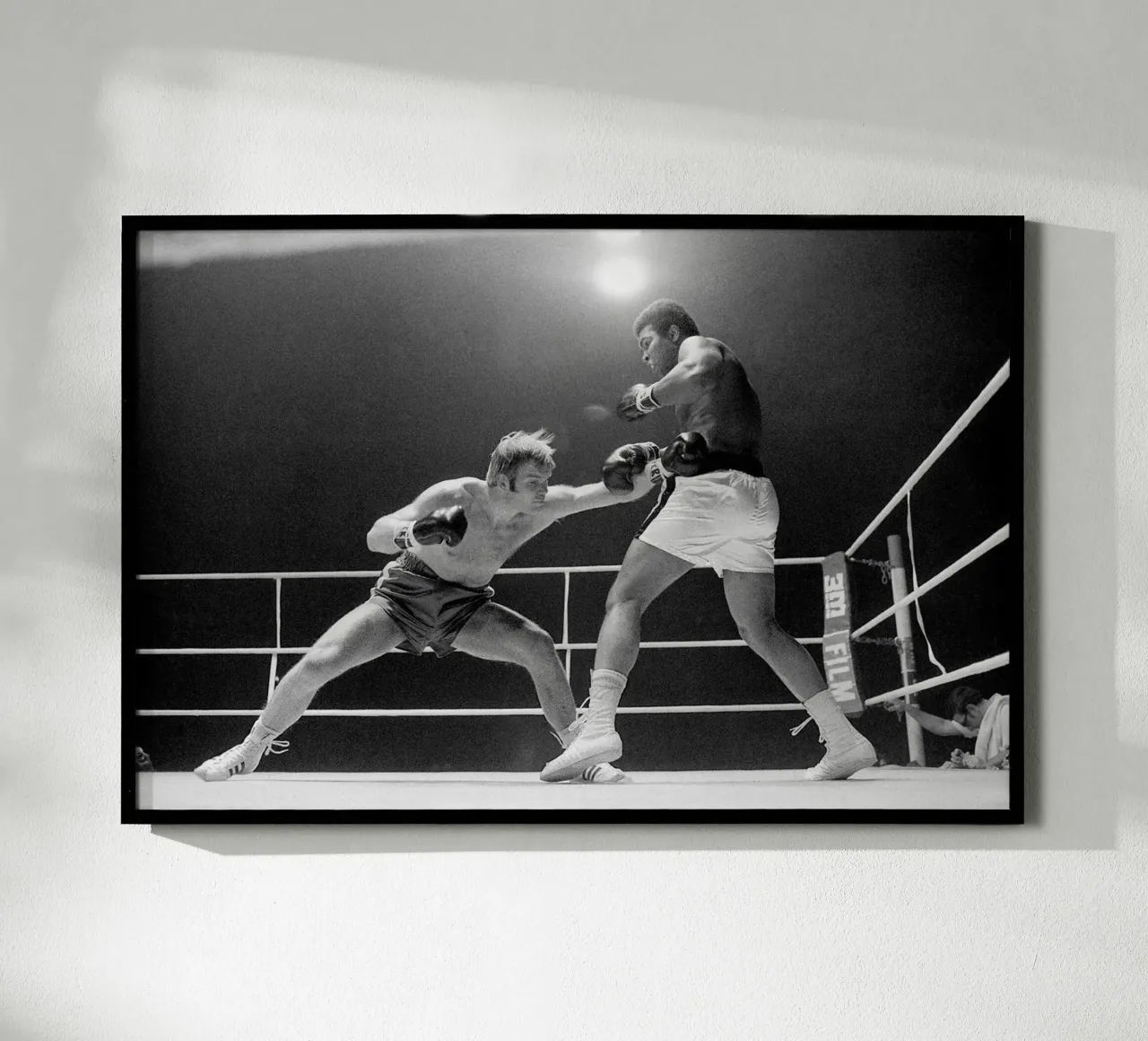 Muhammad Ali vs. Jürgen Blin, Zwitserland, 1971 poster van Brant Varner