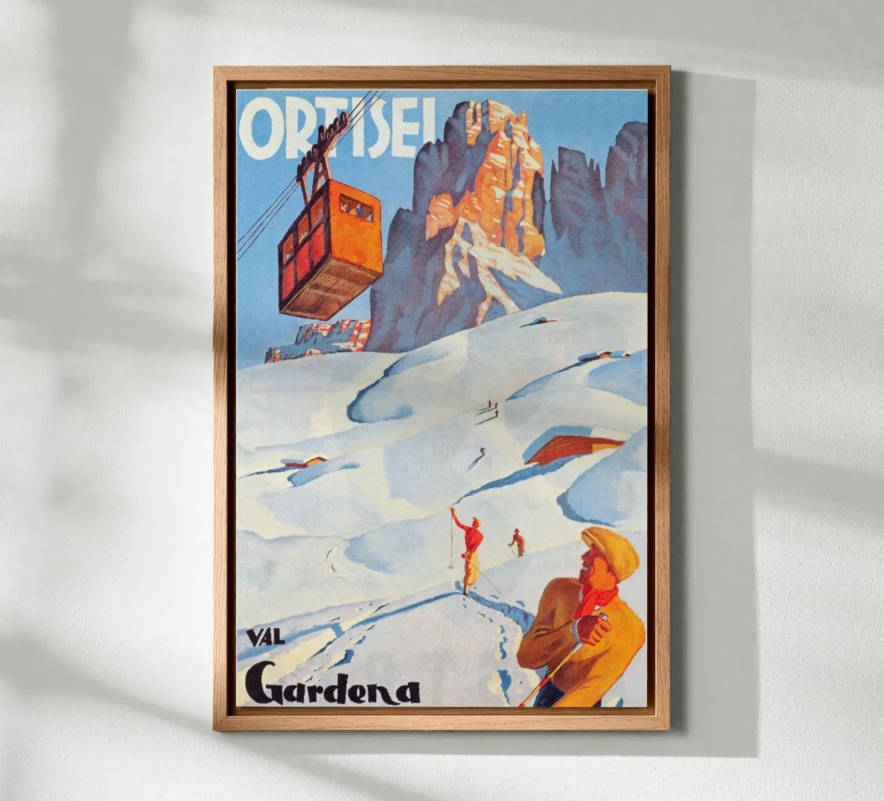 Ortisei - Val Gardena tela con Cornice a cassetta da Brant Varner