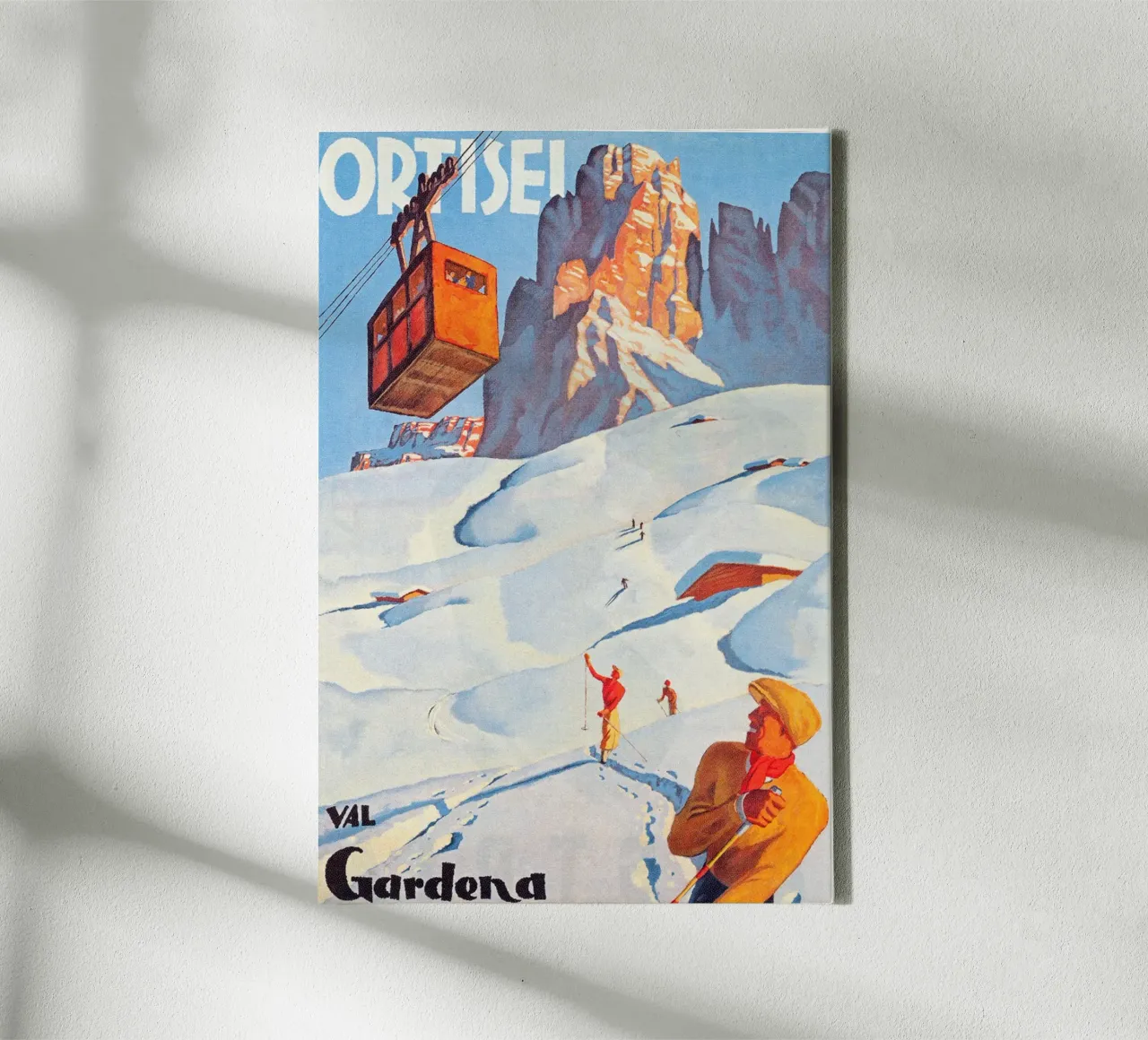 Ortisei - Val Gardena tela con Cornice a cassetta da Brant Varner