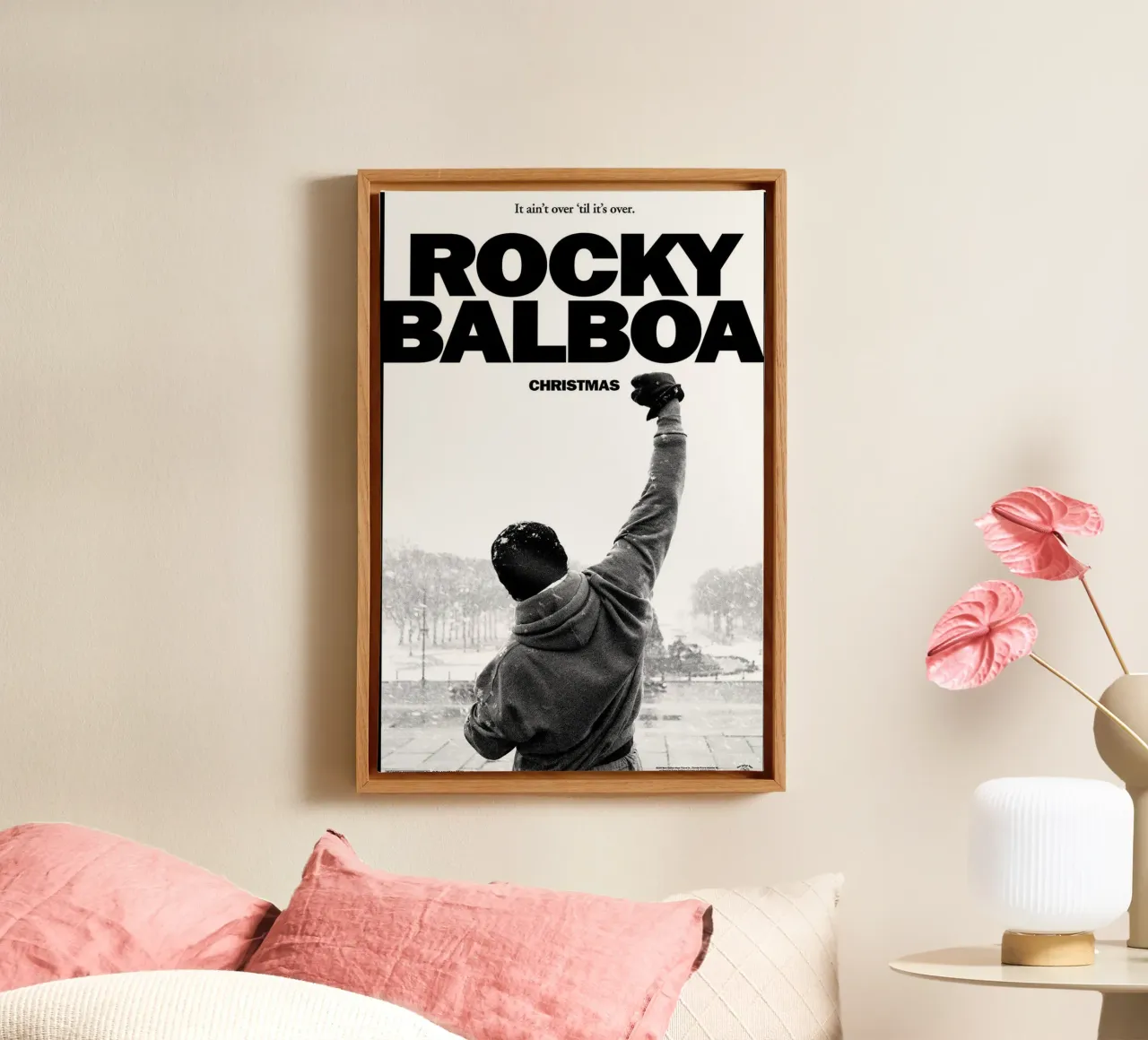 Rocky Balboa tela con Cornice a cassetta da Brant Varner