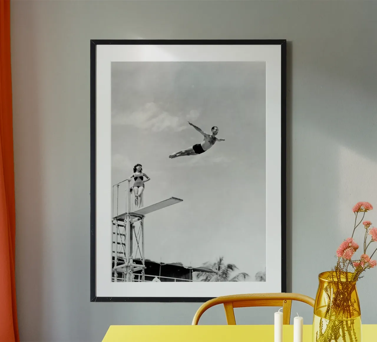 Oldtimer-Taucher Poster von Brant Varner