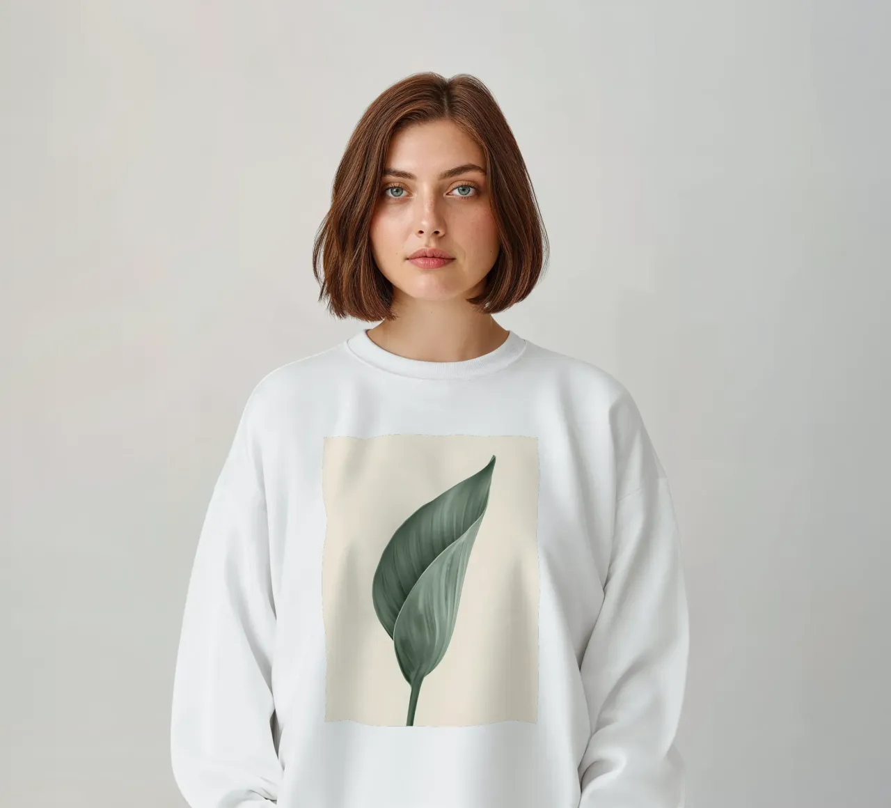 Foglia di uccello del paradiso felpa da Botanical Gallery