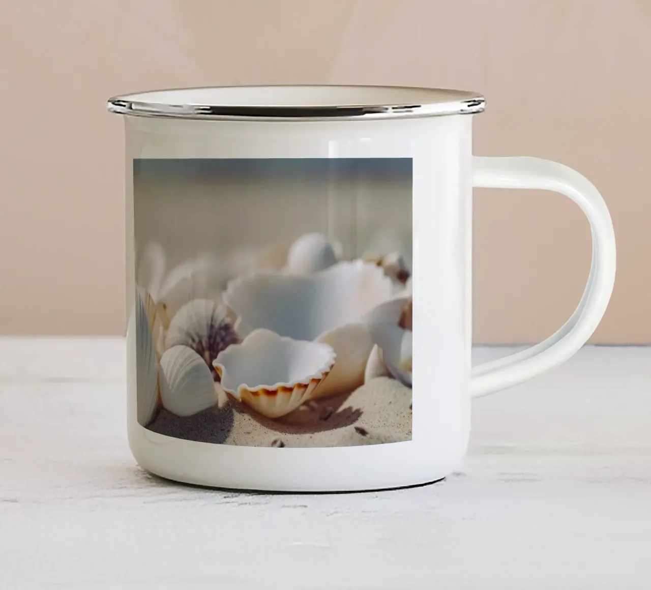 Beach Impressions No 35 tazza in smalto da treechild
