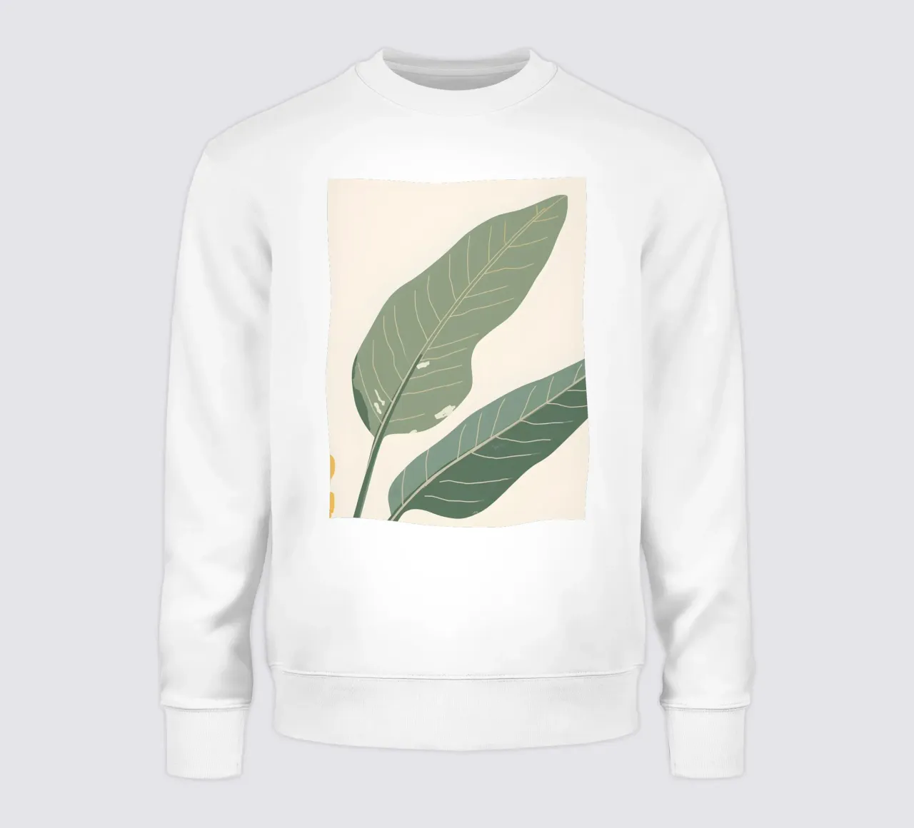 Foglia di banana - Astratto felpa da Botanical Gallery