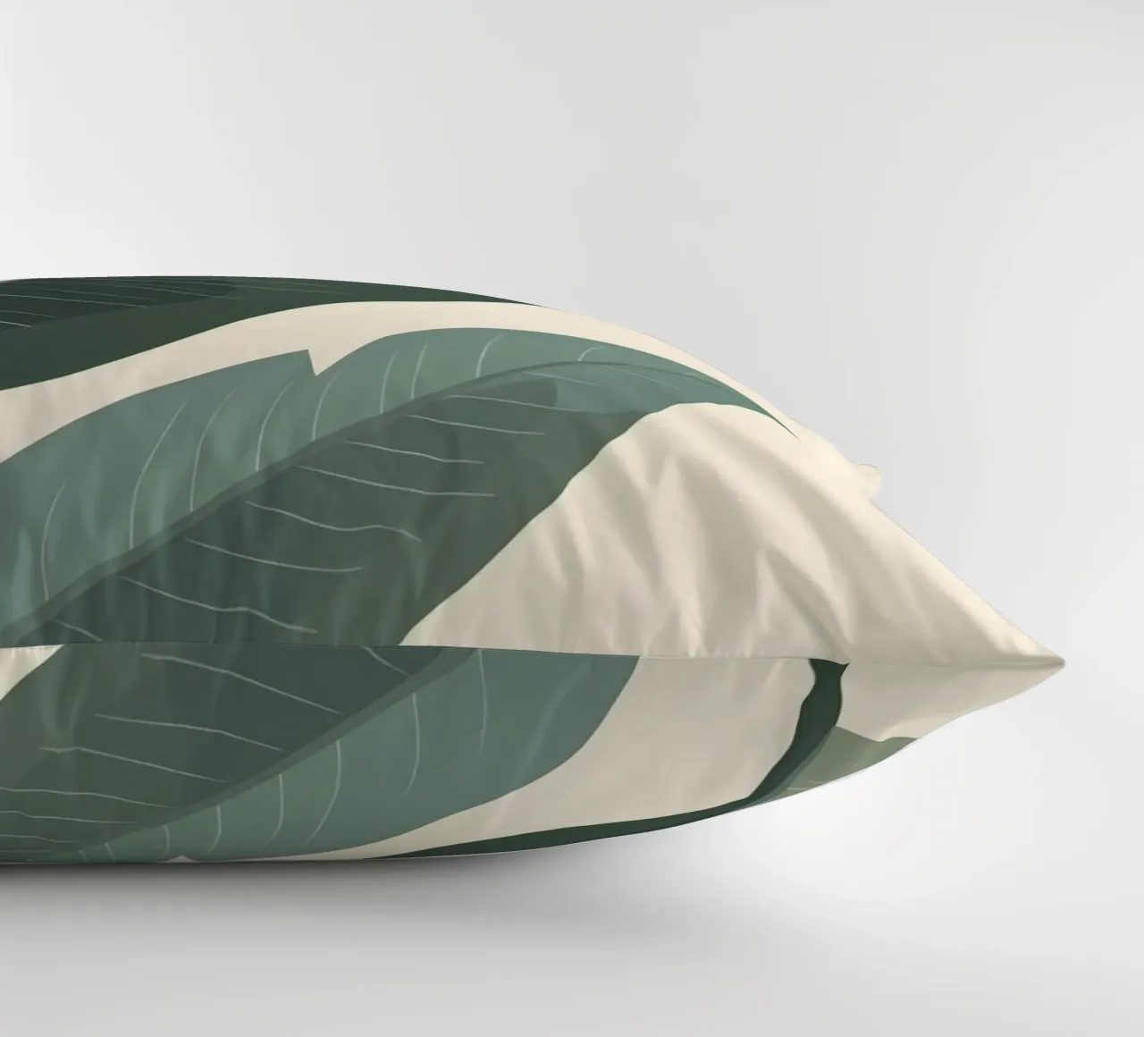Foglia di banana - Astratto cuscino da Botanical Gallery