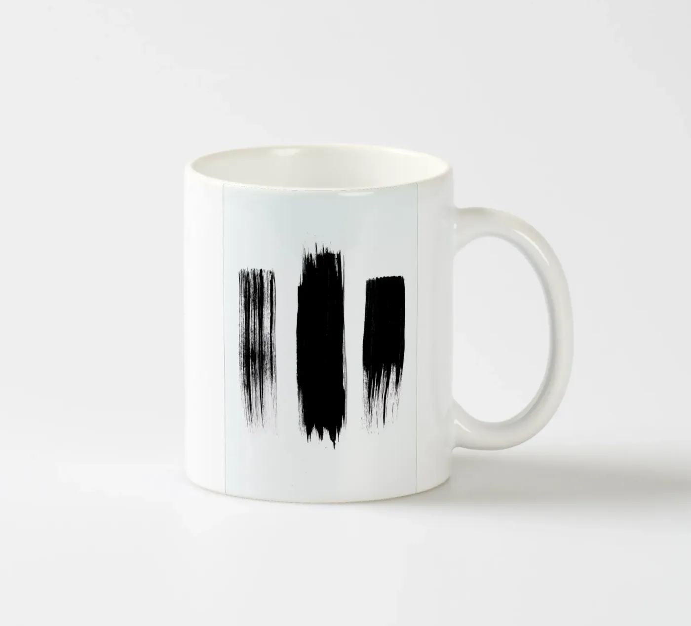 Painted Lines ceramic mug by RK Design