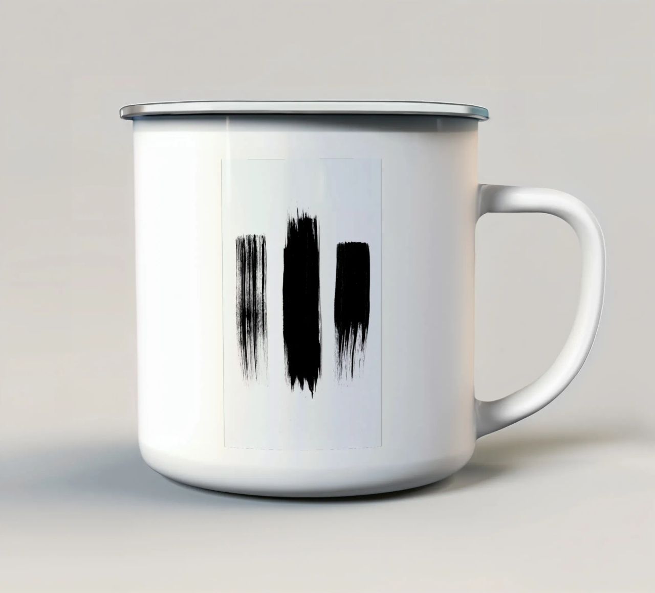 Painted Lines tazza in smalto da RK Design