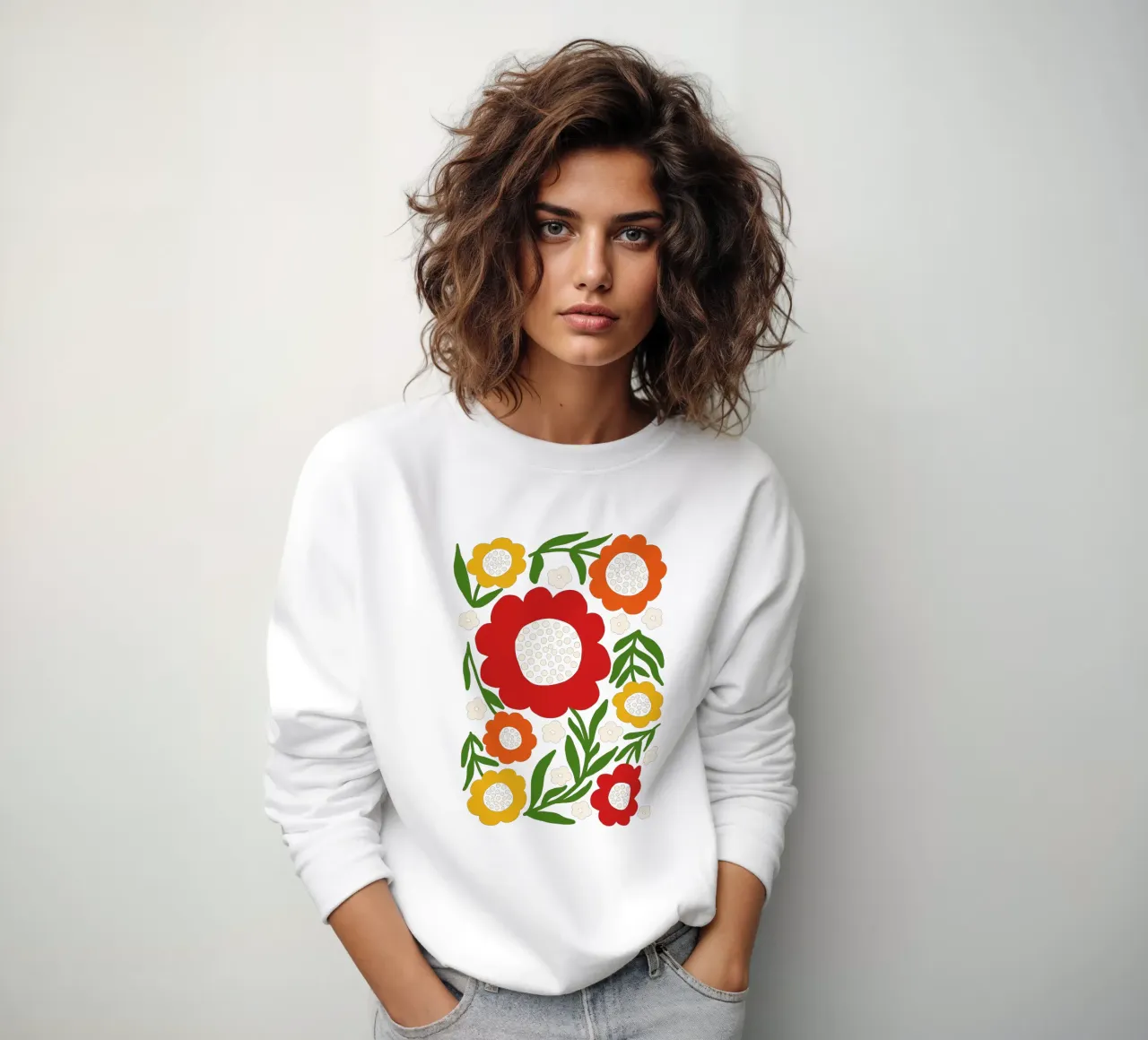 Fresh rustic bloom felpa da TijanaArtStudio88