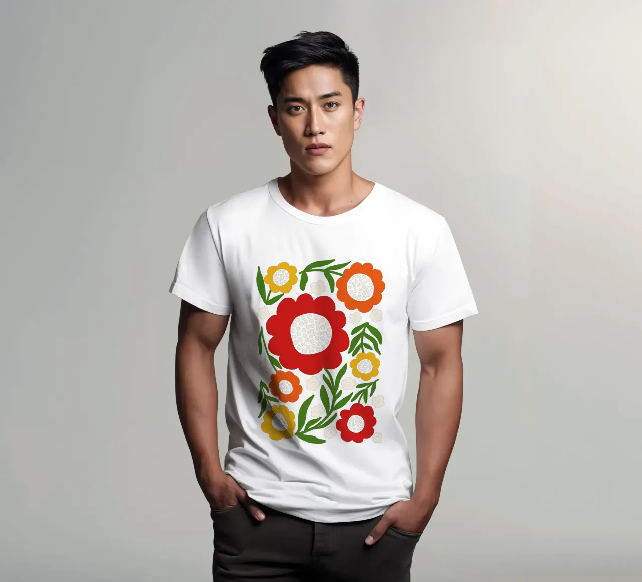 Fresh rustic bloom t-shirt da TijanaArtStudio88