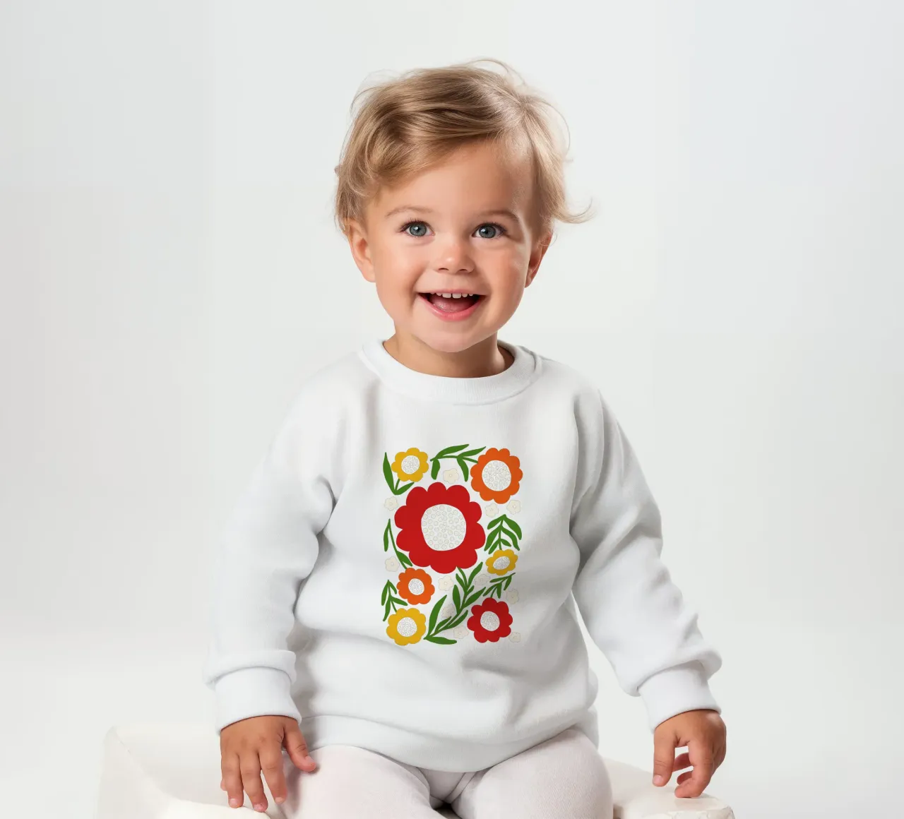 Fresh rustic bloom felpa neonato da TijanaArtStudio88