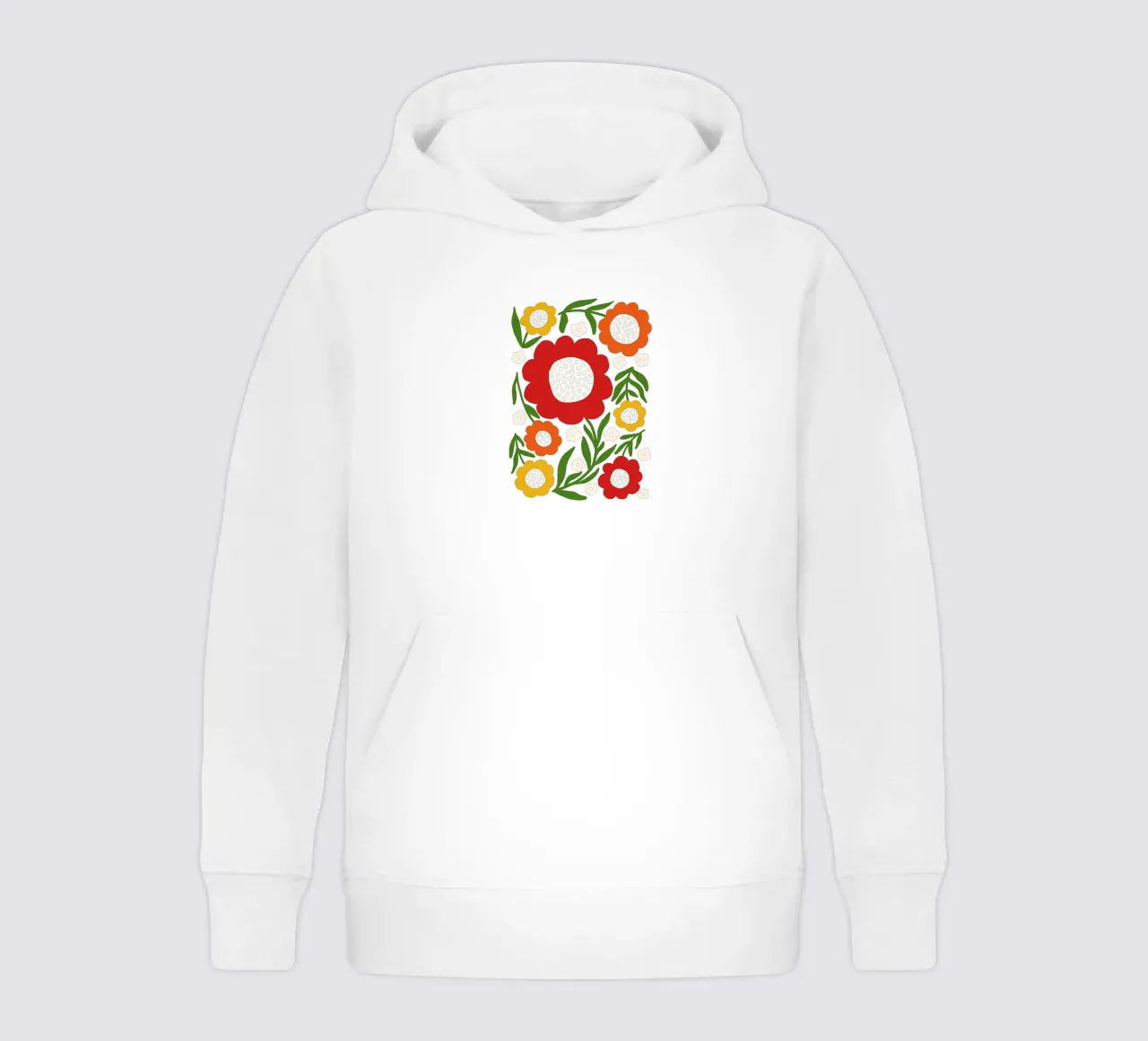 Fresh rustic bloom felpa bambino con cappuccio da TijanaArtStudio88