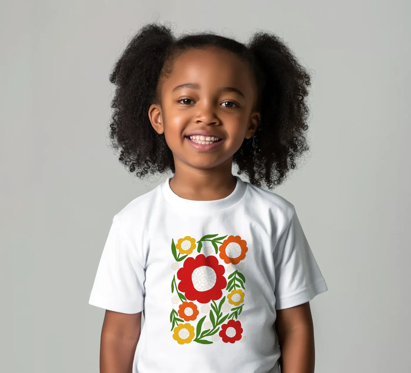 Fresh rustic bloom t-shirt bambini da TijanaArtStudio88