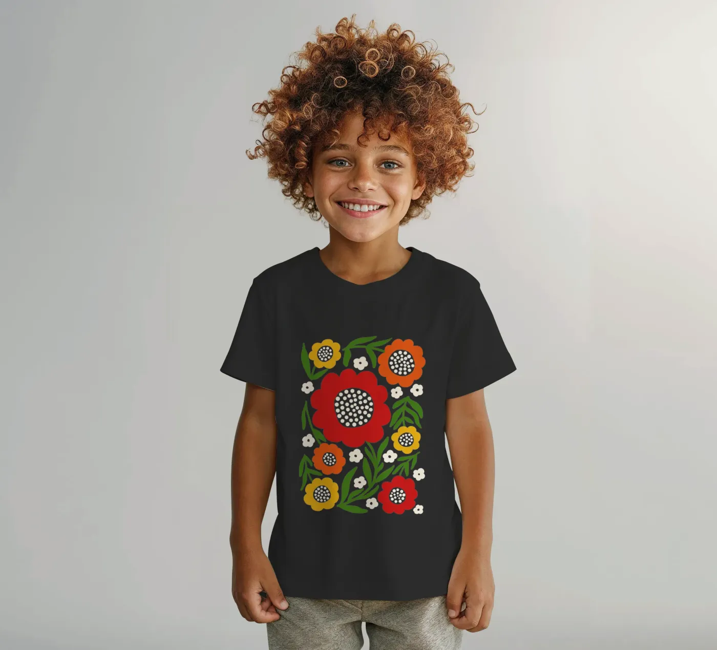 Fresh rustic bloom t-shirt bambini da TijanaArtStudio88