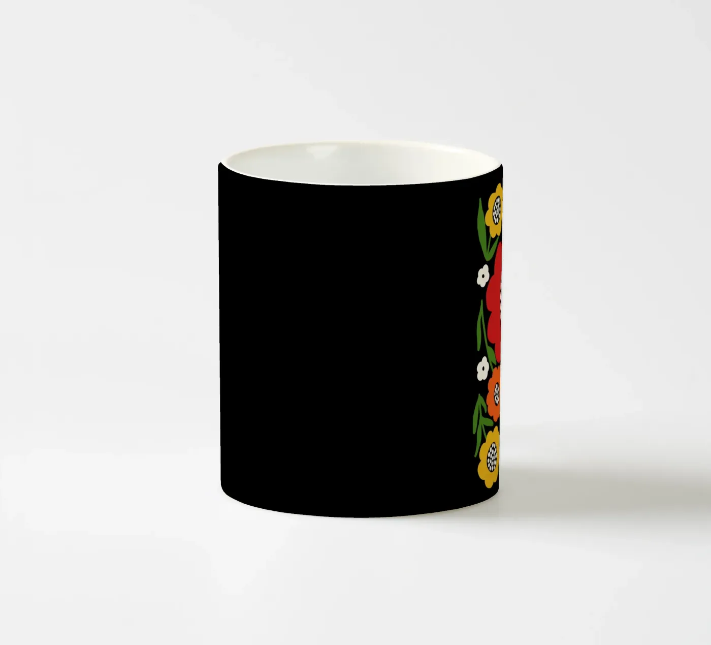 Fresh rustic bloom ceramic mug by TijanaArtStudio88